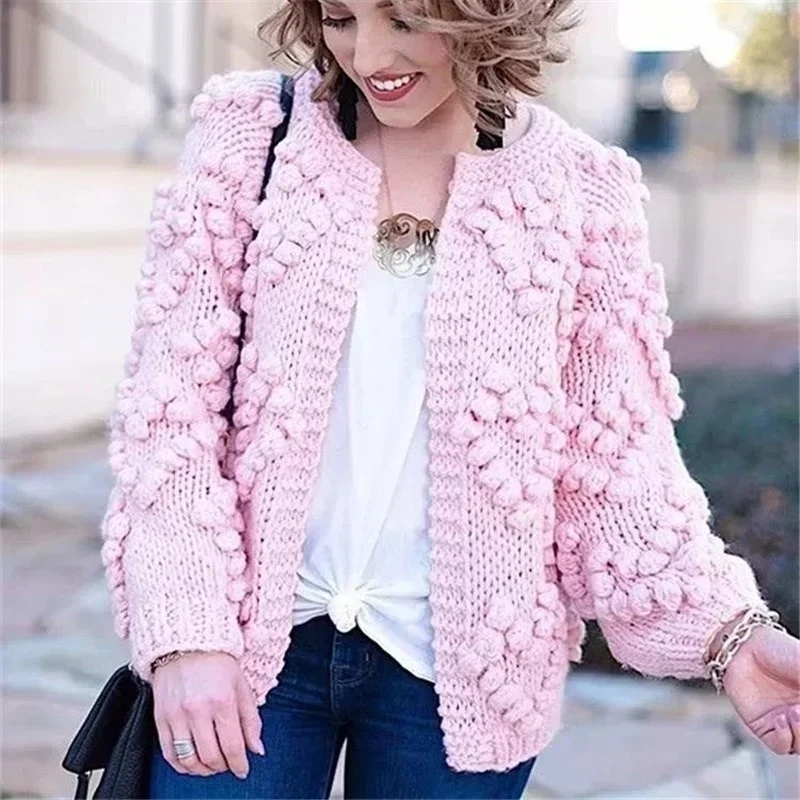 Kardigan Rajut Pendek Wanita M - Wool Coat Peacoat ulasan dan harga