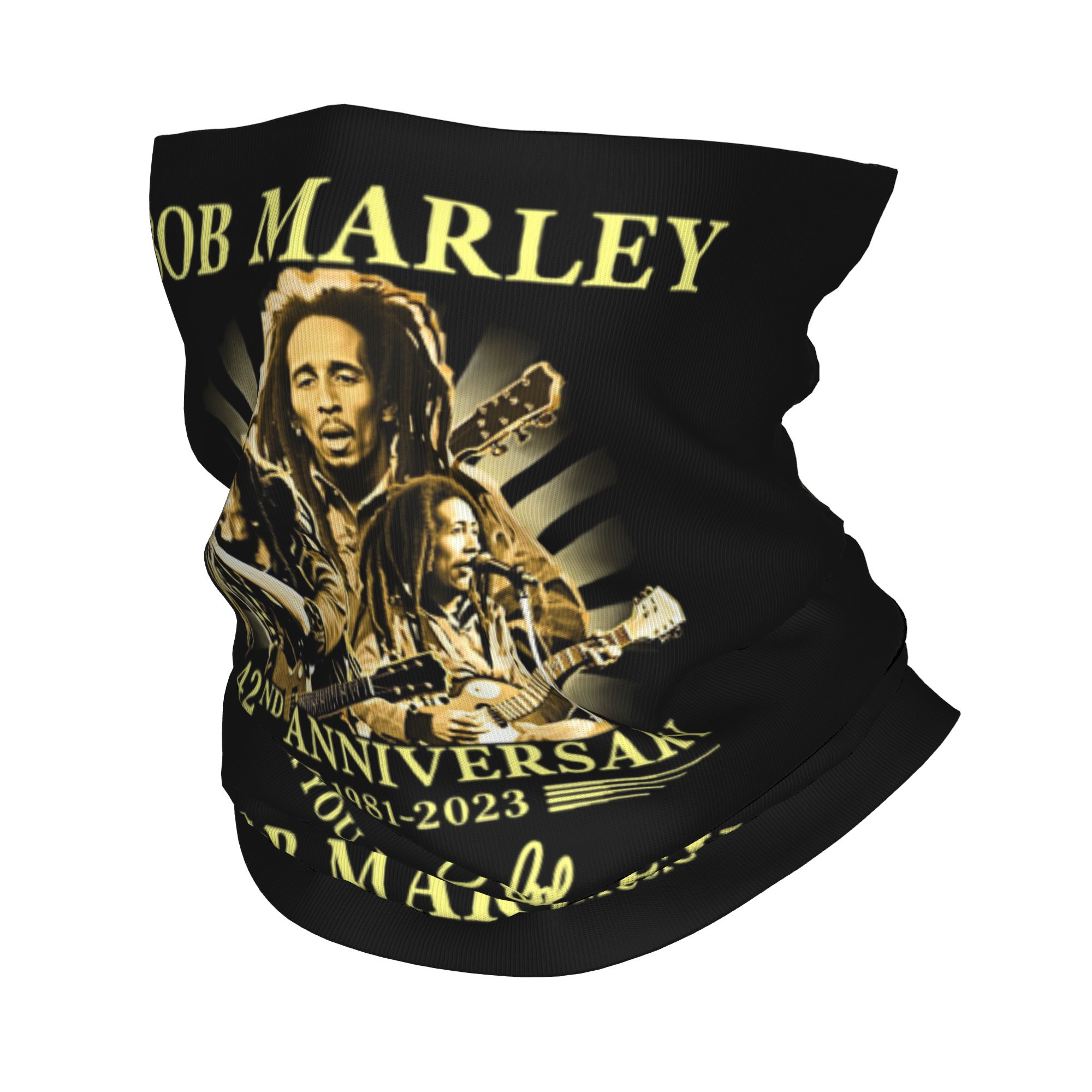 Bandana Penutup Leher Bob Marl - Neck Gaiter Fleece ulasan dan harga