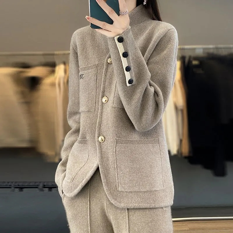 Kardigan Sweater Gaya Baru Mus - Wool Coat Peacoat ulasan dan harga